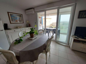Appartement climatisé 2P cabine, 50m de la plage, parking, loggia, équipements modernes - FR-1-326-747